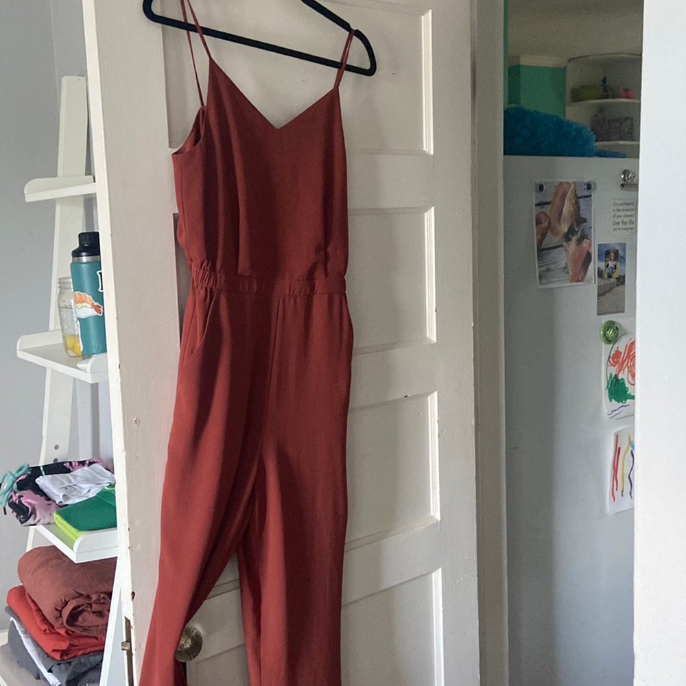 Rust jumpsuit
